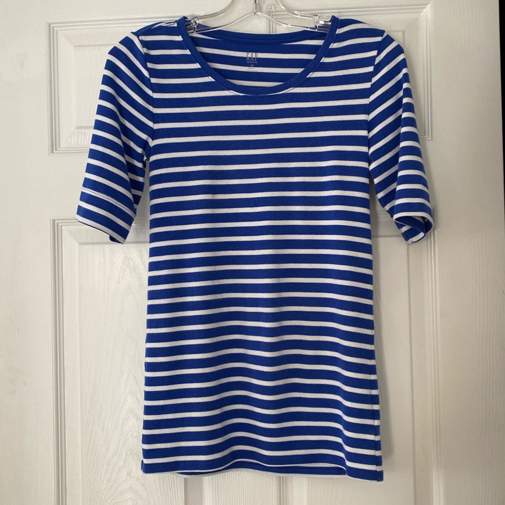 GAP maternity modern striped t-shirt